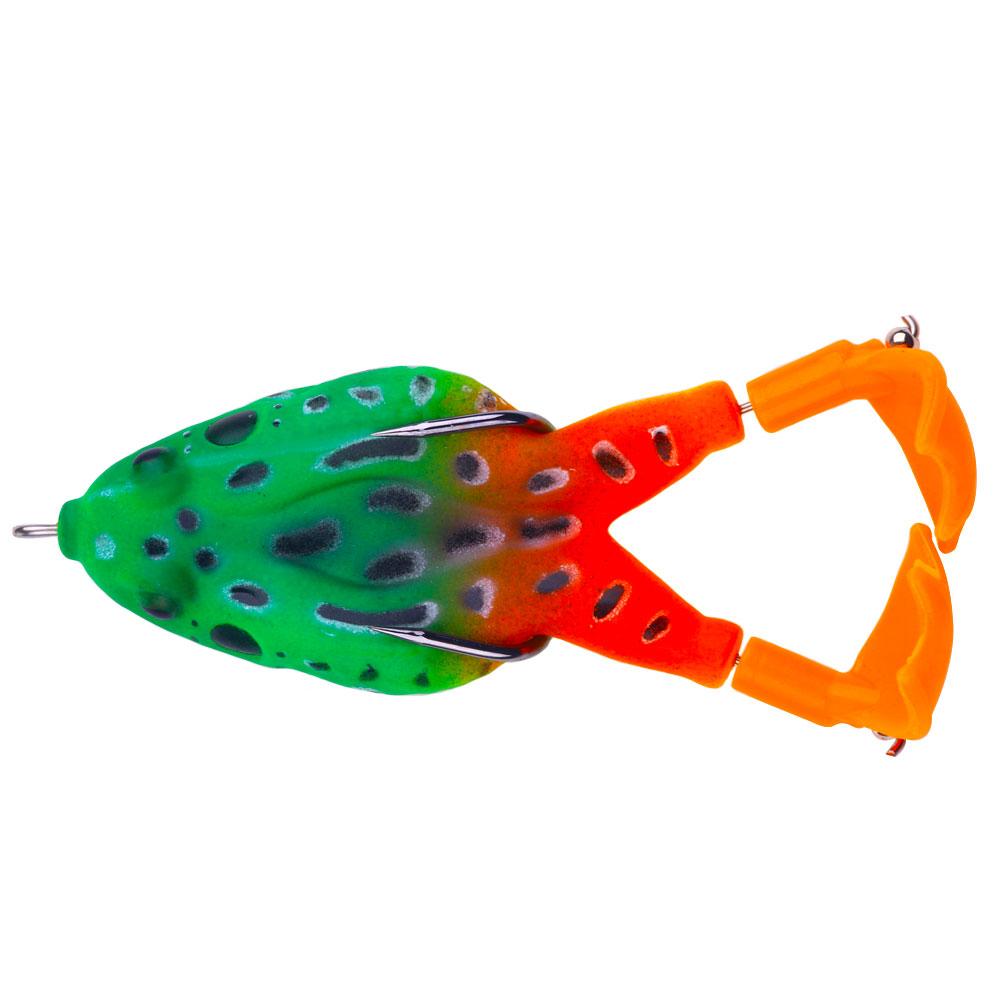 1pcs/10pcs/Floating Topwater Frog Lure Bass Trout Fishing Lures Kit Set Realistic Prop Frog Soft Swimbait Floating Bait with Weedless Hooks