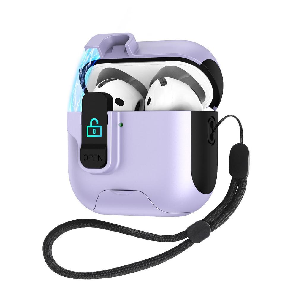 AirPods Pro 3 & 4 Protective Case with Pop-Up Stand