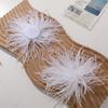 1Pc Feather Headwear Fashion Bridal Hairband Exquisite Ostrich Feathers Brooch Pin DIY Clothing Accessories Ostrich Feather
