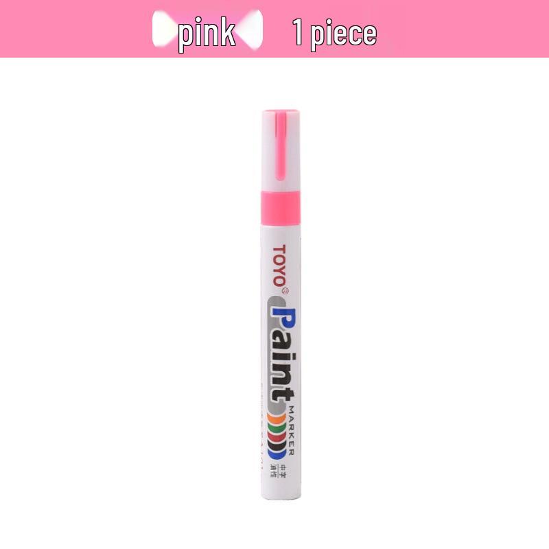 Toyo SA101 White Waterproof Tire Marker Pen - Non-Fading Touch-Up Paint Pen