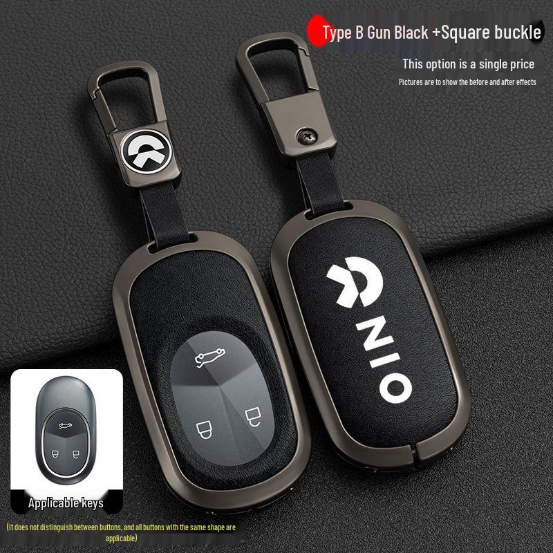 Nio Key Case for ET5, ET7 (2022), ES6, ES7, EC6, ES8 - Luxurious Buckle Design for Men