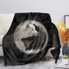 Wolf Digital Printed Blanket Sofa Blanket Bed Soft Thermal Blanket Flannel Blanket Birthday Gift Blanket