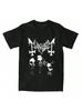 Heren Dames Band Mayhem Black Metal T-shirt Vintage 100% Katoen Tops Korte Mouw O-Hals Klassiek T-shirt Grote Maat T-shirt