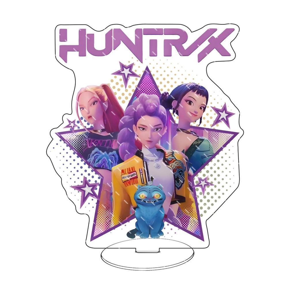 K-Pop Dämonenjäger Charakter Standmodell Gruppe Jäger Rumi Ejia Audrey Figur Acryl Displayständer Anime Dekor Mädchen Geschenk