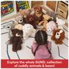 GUND Fuzzy Friends Gray Bear 6049972