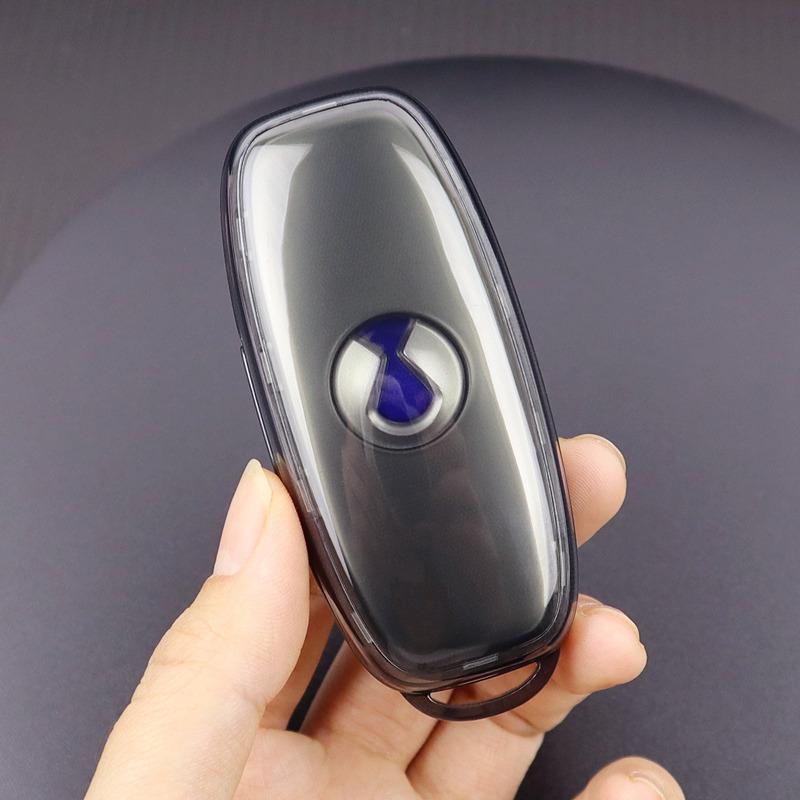 Denza D9/N7/N8 Transparent Car Key Cover with Full Coverage
