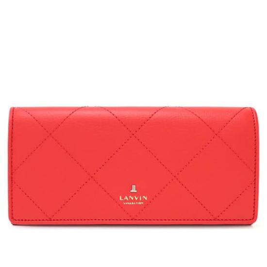 Lanvin Коллекция Croix Zeppes Длинный кошелек 65-6043 Красный