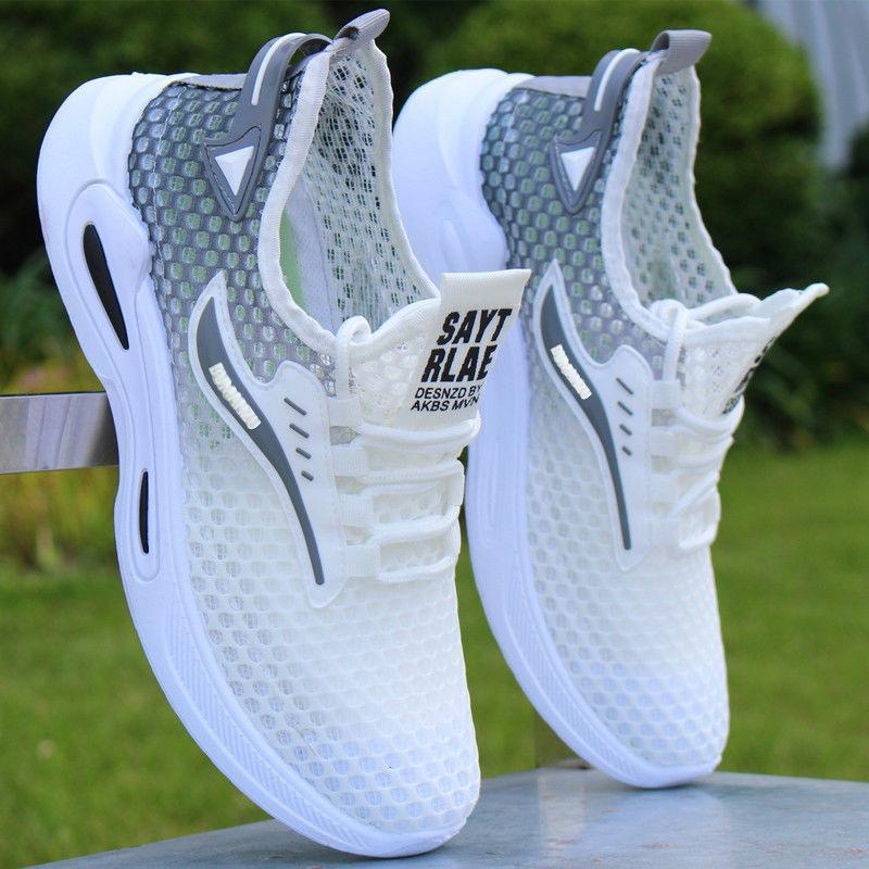 Summer men's shoes ice silk mesh shoes casual running sports shoes trend student breathable thin men's shoes