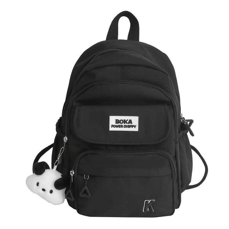 

Школьный рюкзак для младших школьников, женский рюкзак большой емкости чёрный