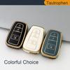 Key Fob Cover Fit for Toyota 2016-2024 RAV4 Camry Prius Prado