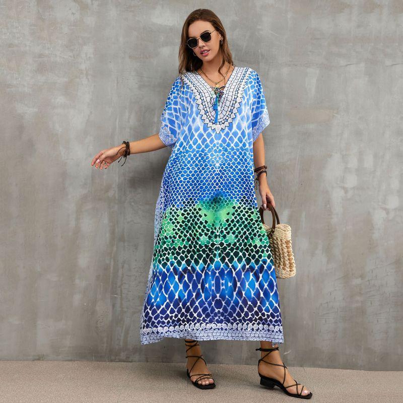 European-American Beach Cover-Up Dress: Available In 29 Colors