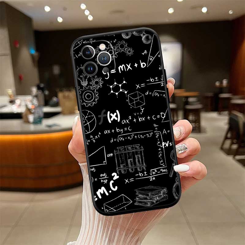 NH15 Chemical Maths Formula Case for Samsung A11 A12 A13 A15 A52S A53 A55 A56 A70 A71 A72 A73 F06 F16 F56 S10 Plus S10e