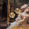 Medieval Spiral Vintage Baroque Pearl Stud Earrings French Court Earrings Earrings
