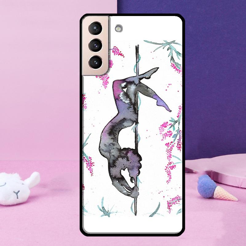 Pole Dancer Dancing Phone Case For Samsung Galaxy S25 Ultra S24 S23 Ultra S9 S10 S20 S21 S22 Plus S24 FE Cover