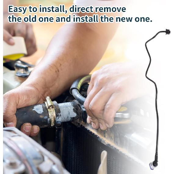 Tubo del radiatore per Volvo XC60 2010-2014 Plastica 1 Pezzo Tubo del liquido di raffreddamento