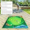 Pgm Djd040  Indoor Mini Golf Suspended Dartboard Practice Outdoor Training Aid Trainer Golf Hitting Mat With Clubs