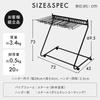 Iris Plaza Hanger Trouser Holds 20 with Compact 72cm White Rack, Hanger, Trousers, Casters, Storage, Wide, SLKH-43