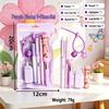 7-in-1 Flower Stationery Set Multi Color Pen Gift Set Kawaii 7 in 1 Pen Set  School Supplies