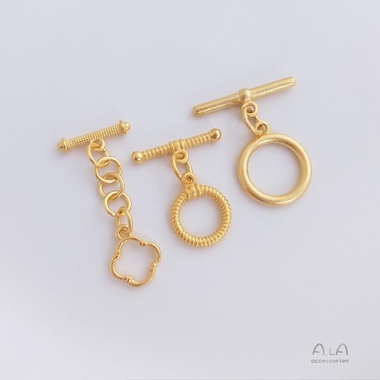 Vietnam Sajin Color-Retentive Clover OT Buckle for Handmade DIY Jewelry