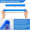 Beach Towel Bands (6-Pack), Portable Towel Bands for Beach Chairs & Cruise Chairs Pool Chair, Vacation Choice Beach Chair Towel Clips, Great