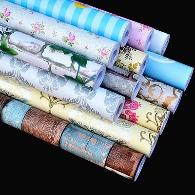 10M PVC vodotesná samolepiaca tapeta v rolke s vinylovými dekoratívnymi filmovými nálepkami Diy Home Decor