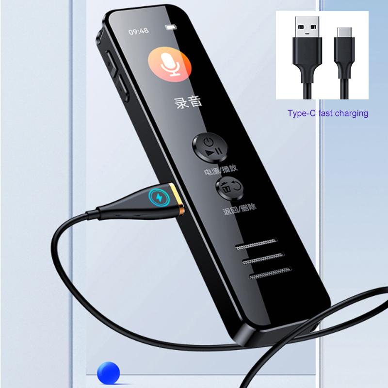 Vandlion V62 Digital Voice Activated Recorder Dictaphone Long Distance Audio Recording Mp3 Player Noise Reduction Wav Record