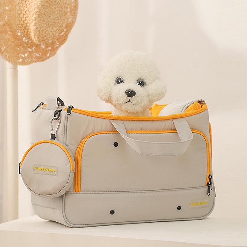 Dog Carrier Bag Large Capacity Handbag Pet Carriers Portable Shoulder Backpack With Breathable Mesh for Small Dog Cat Travel Bag