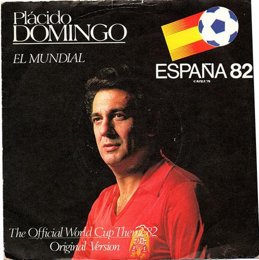 

7inch Record PLACIDO DOMINGO - El Mundial LOVE3 Polydor 1982 UK Pop Used