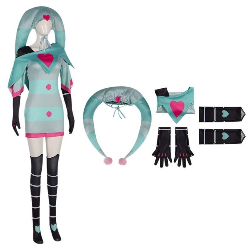 

Отель Хазбин Физзаролли Женская Косплей Одежда Костюм Ролевая Игра Платье Наряд S