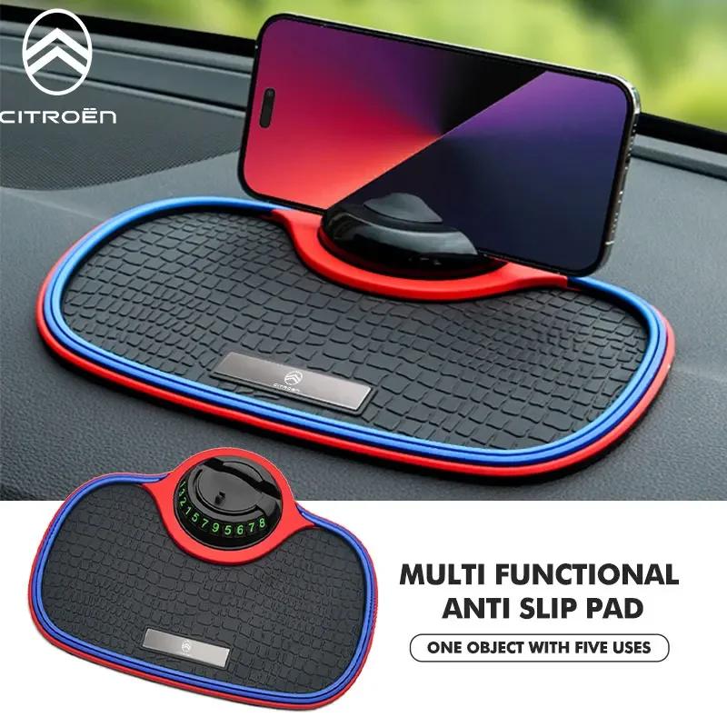 Car Dashboard Anti-Slip PVC Mat Non-Slip Sticky Pad Phone Holder For Citroen C4 C3 C5 C1 C2 C6 VTS C4L DS3 DS4 DS5 Grand