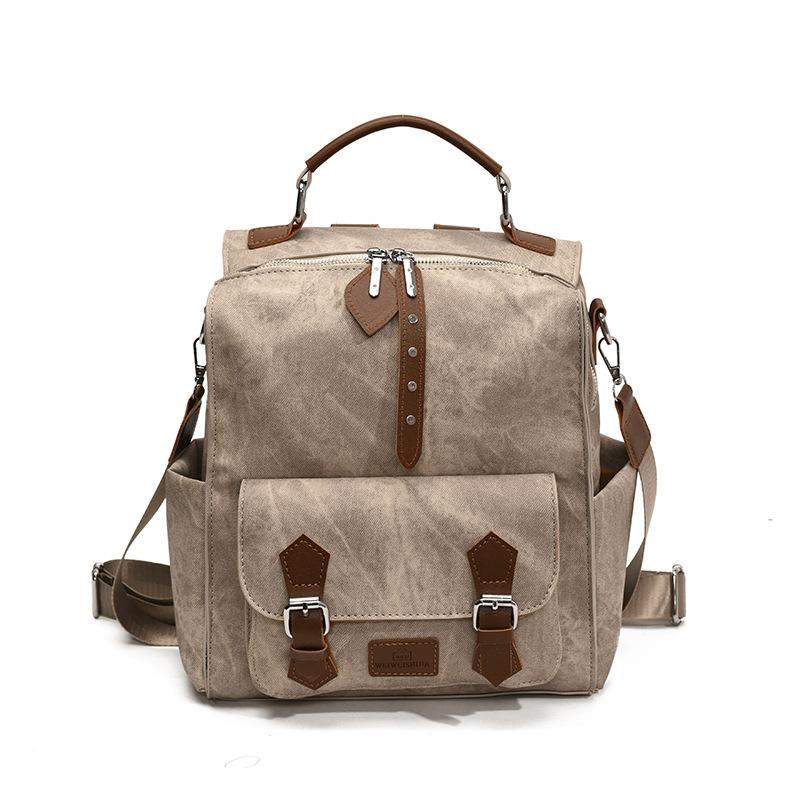 Tote bag women 2025 new large-capacity commuter backpack versatile ins messenger bag premium sense going out backpack