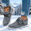 Autumn and Winter Women's Short Boots with Plush Lining Warm Lightweight, Soft, Comfortable and Casual Shoes