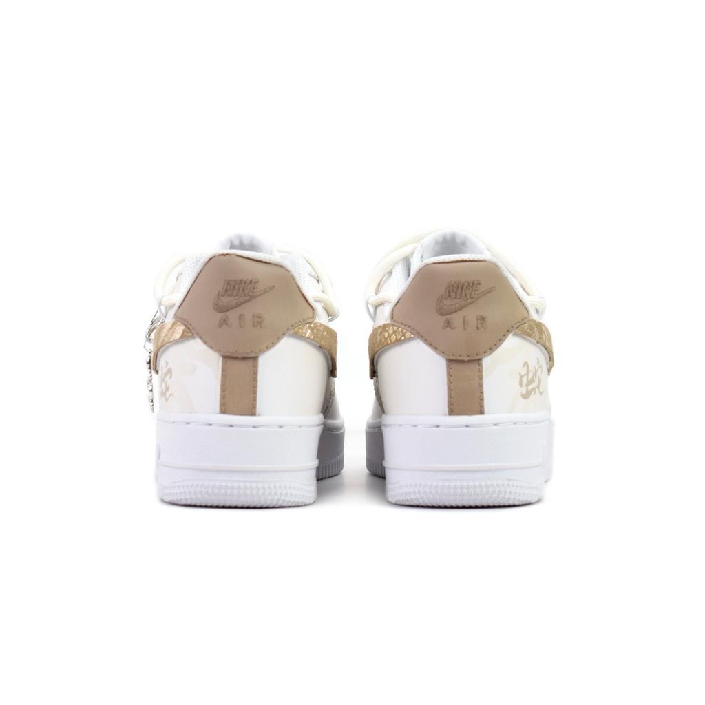 Nike Air Force 1 Low top Skateboard Shoes Women's Khaki DD8959-100(Team462-)