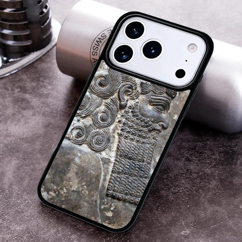 Lamassu Assyrian Mesopotamian Phone Case for iPhone 17 16 15 Pro Max Air 14 13 12 11 Plus Shockproof Capa Cover