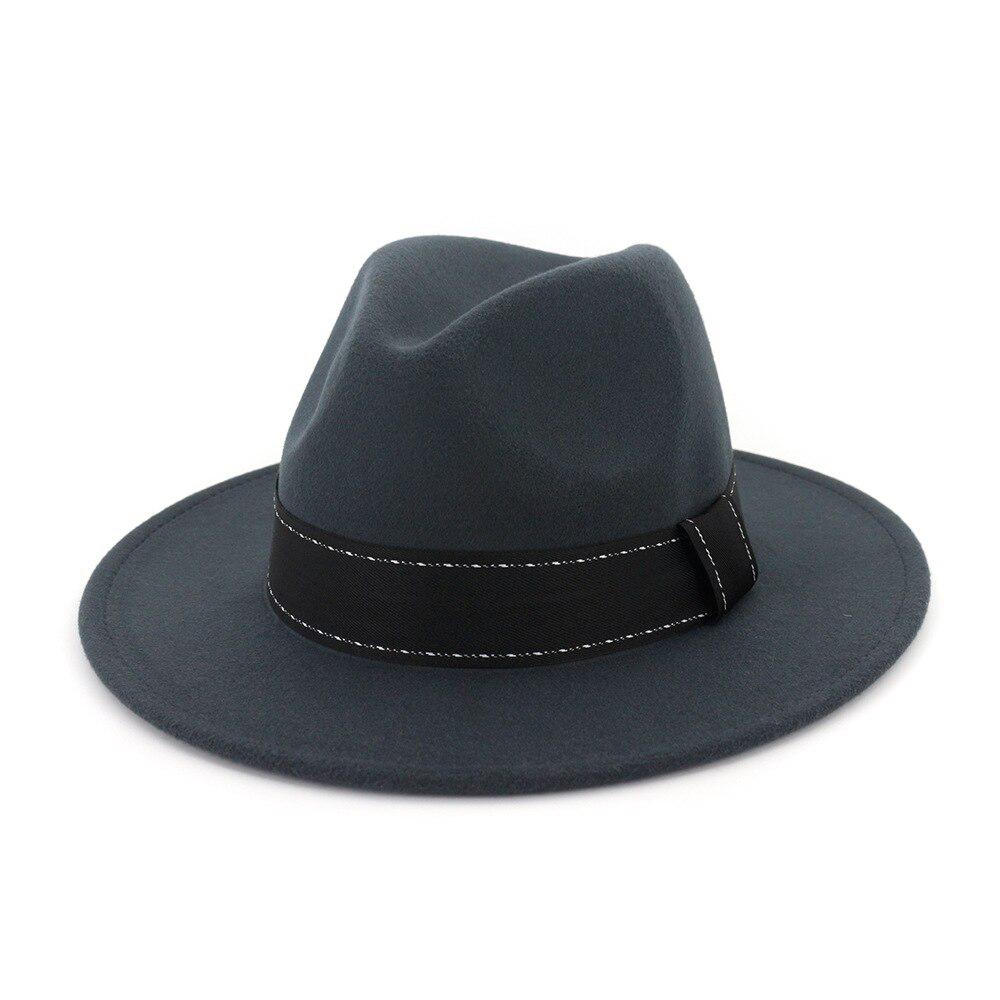 Buy Black Camel Wide Brim Fedora Hat 