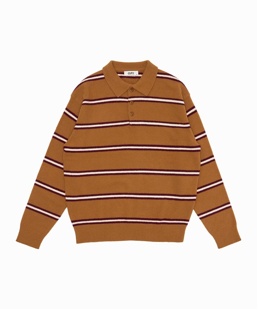 CUTZ Hairy Striped Collar Knit - 2 Colors