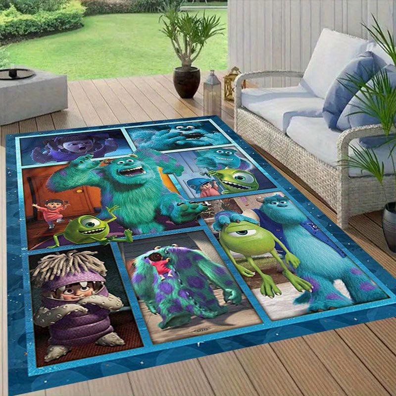 1pz Tappeto con Personaggi dei Cartoni Animati Tappeto Area Tappeto Antiscivolo Lavabile a Mano Tappetino per Pavimento Adatto per Soggiorno Camera da Letto Decorazioni per la Casa Decorazioni per la Stanza