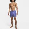 Nike Swim Logo All Over Print Drawstring Casual Shorts Men shorts Violet NESSE520-504