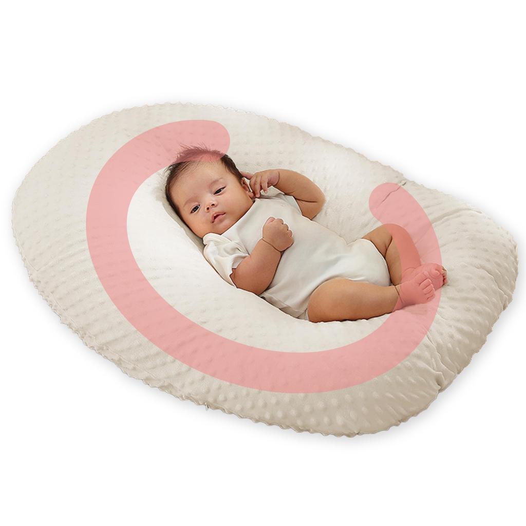 Crib Baby Baby Back All Season 70 x C-Curve Bed-in-Bed Cushion, C-Curve Cushion, Gift, Newborn, Switch, ((0-12 Months) 55cm)