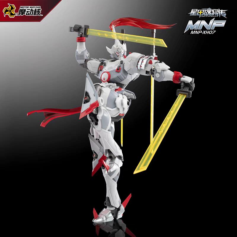 MOTOR NUCLEAR MNP-XH07 Wei Yuan-Style Sword-Fighting Alloy Joint Mecha Model Kit Buildable Action Figure Desk Ornament Boys Toy