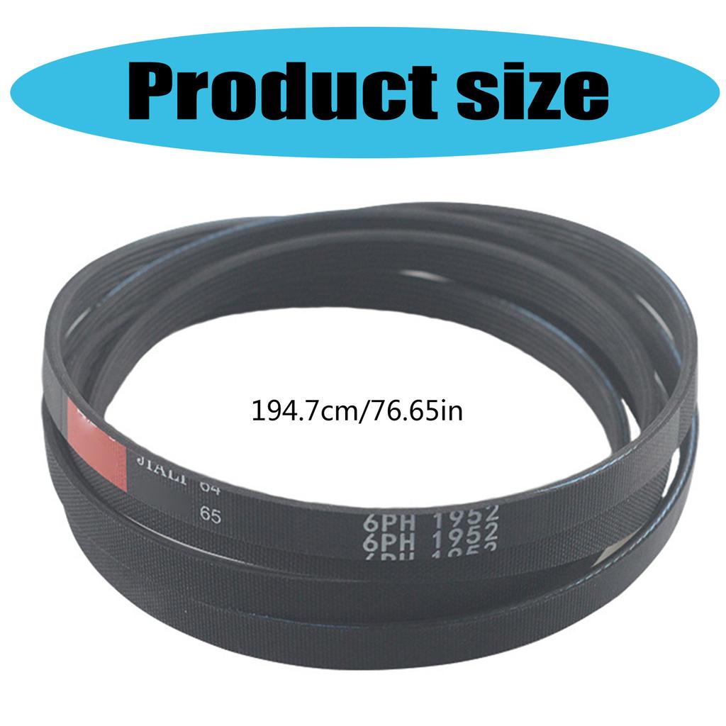 6PH1952 Ανταλλακτικός Ιμάντας Στεγνωτηρίου Λάστιχο Κλειστός Ιμάντας Λούπας Ιμάντας Κίνησης Λειαντήρα 6PH1952 Λαστιχένιος Ιμάντας Τυμπάνου Πλυντηρίου Ρούχων