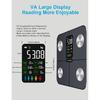 Digital Bluetooth Body Fat Scale – Ultra‑Precise Smart Bathroom Weight Scale with 15 Body Composition Metrics, Large Backlit Display, App Sync