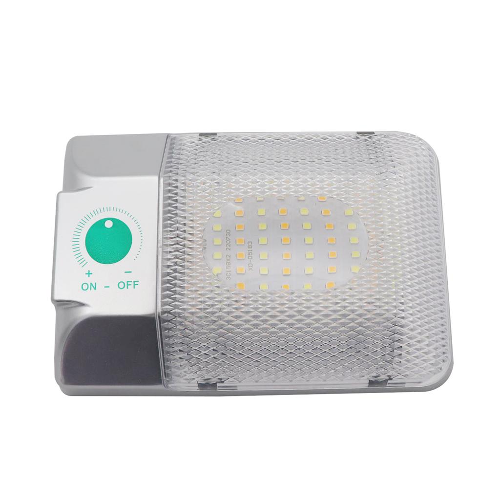 RV LED Ceiling Light, 90 LED 1600LM Dimmable Touch Control 6000 6500K White Light IP50 with ON OFF for RV Trailer Boat