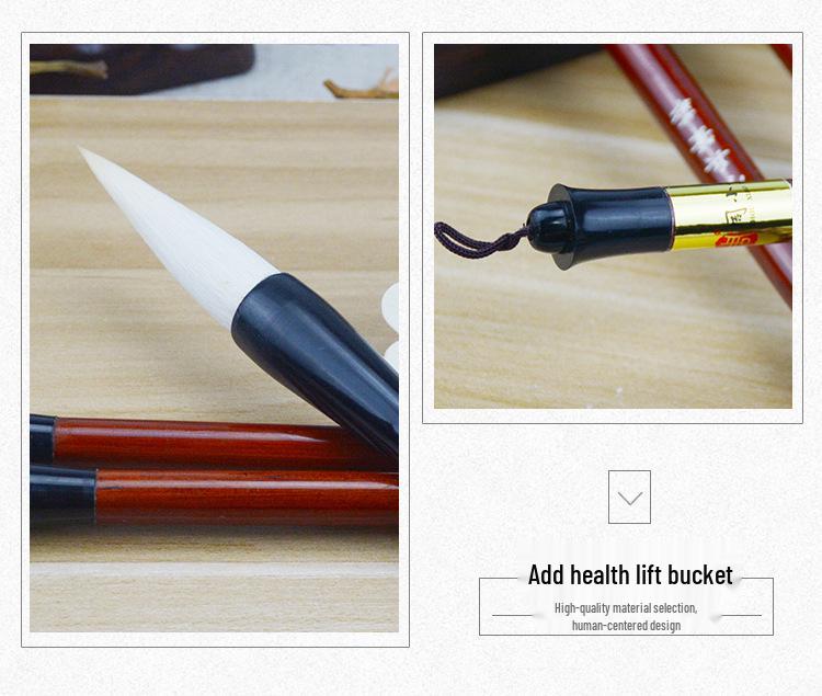 Zhou Xiaobing Pen Shop Jiajian Ti Dou: Student Pen Holders & Calligraphy Tools for Big Characters, Couplets, Regular Script, and Flower-Bird Painting.