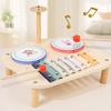 Baby Montessori Educational Toys Wooden Xylophone Drum Aeolian Bells Percussion Musical Instruments Kids Birthday Christmas Present