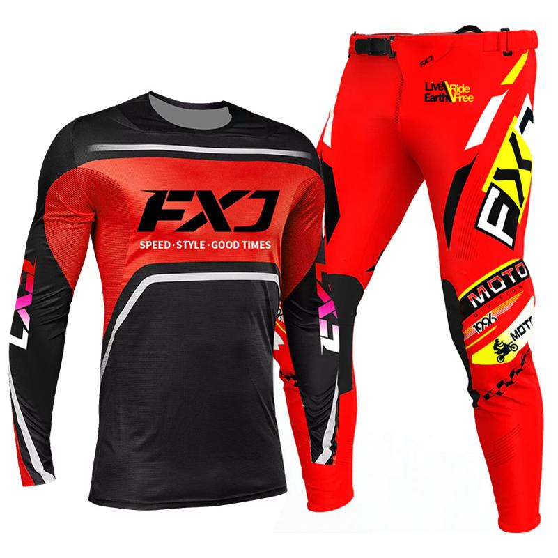 Motocross-Ausrüstungsset für Kinder 4 5 6 7 8 9 10 11 12 13 Jahre Jugend Kind Motorrad Junge Mädchen Jersey Hose Kits Rennanzug Offroad Enduro MX MTB
