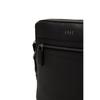 Daks Black Leather Pocket Zipper Crossbody Bag Dbba2f336bk