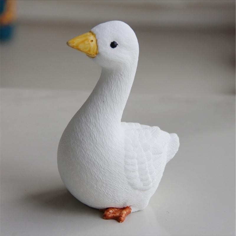 3D Gooses Animal Figurine Silicone Candle Molds for Candle Soap Making Gypsum Decoration Cement Clay Silicone Molds