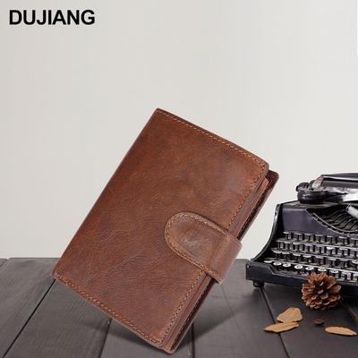 Herren Vintage Echtleder Geldbörse - Münzfach mit großem Fassungsvermögen, Kartenhalter & Multifunktionale Clutch