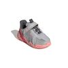 adidas 4Uture Rnr El I Slip Resistant Cushioning Abrasion Resistant Low Top Toddler Shoes Gray Pink Infant And Toddler FV2787